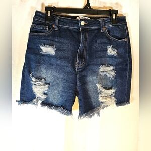 2/$20 Wax Jean L Distressed Denim Shorts